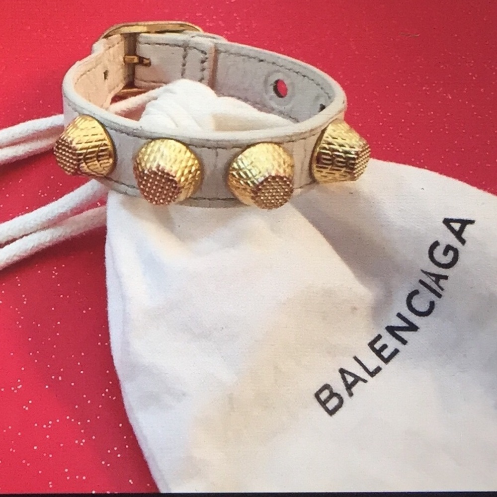 🆕 Authentic Balenciaga Iconic Studs Bracelet